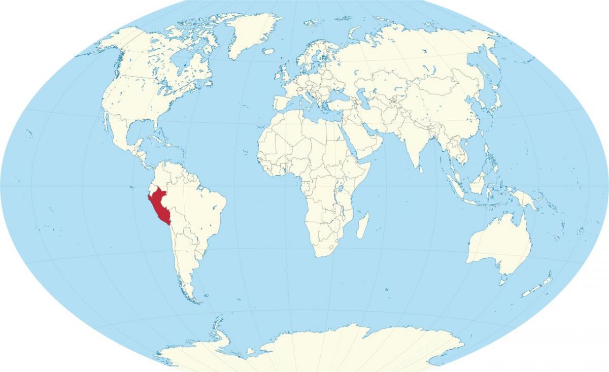Το περού, χώρα στον παγκόσμιο χάρτη
